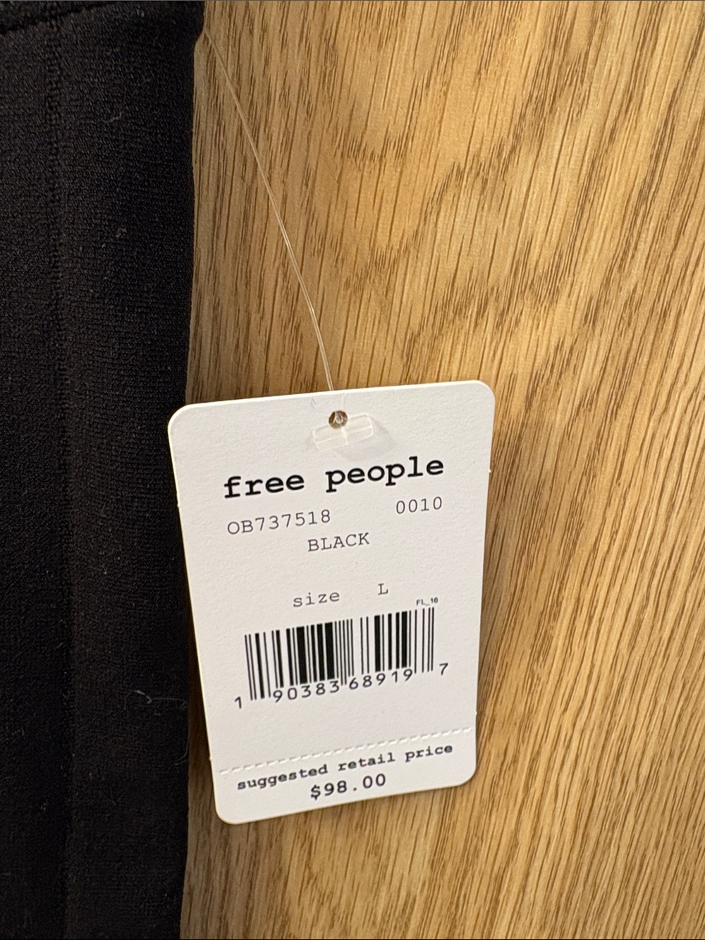 Free People Black High-Waist Leggings - Picture 2 of 3